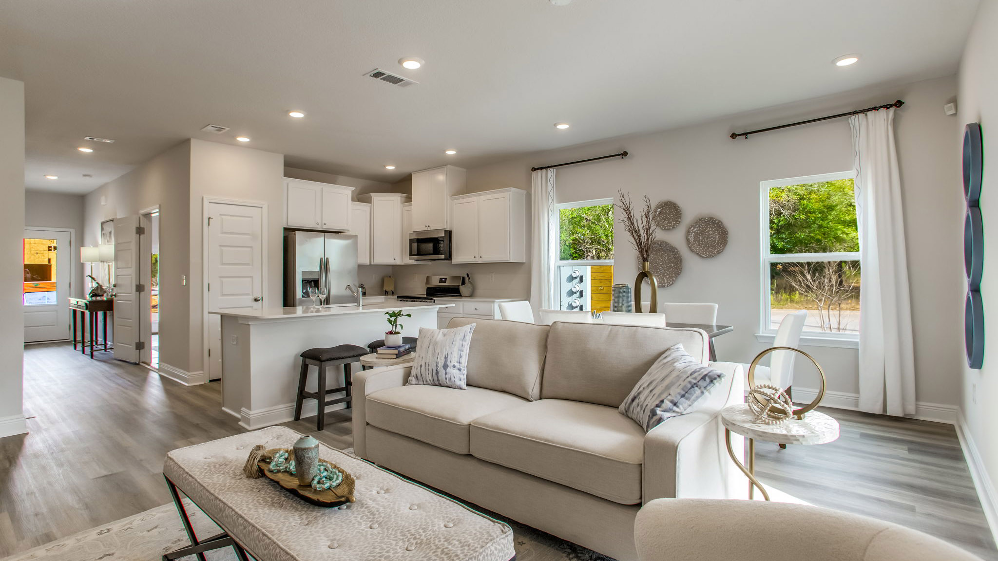 The Palm open concept living space