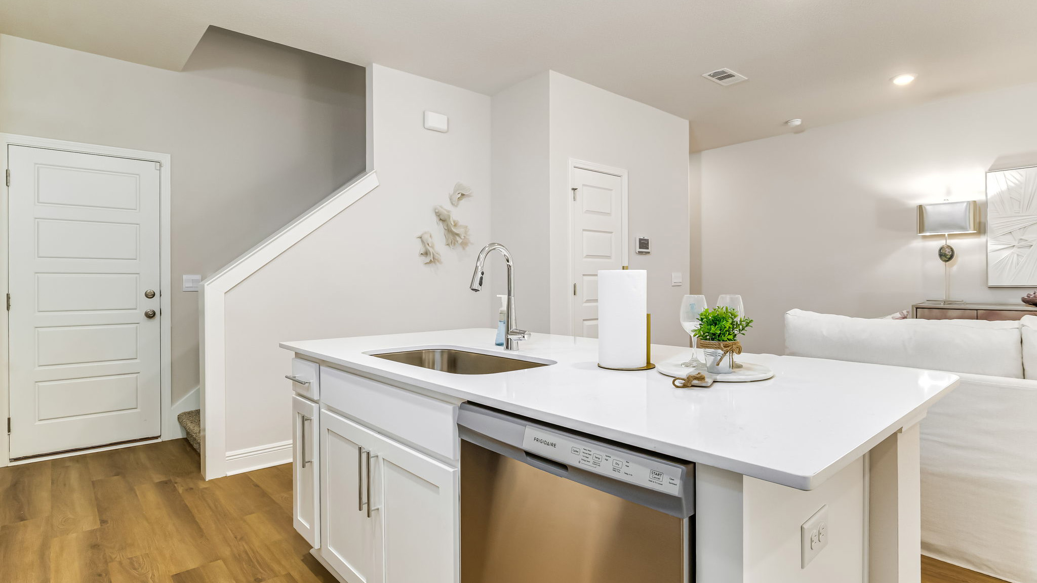 The Sabal floorplan kitchen with Quartz countertops
