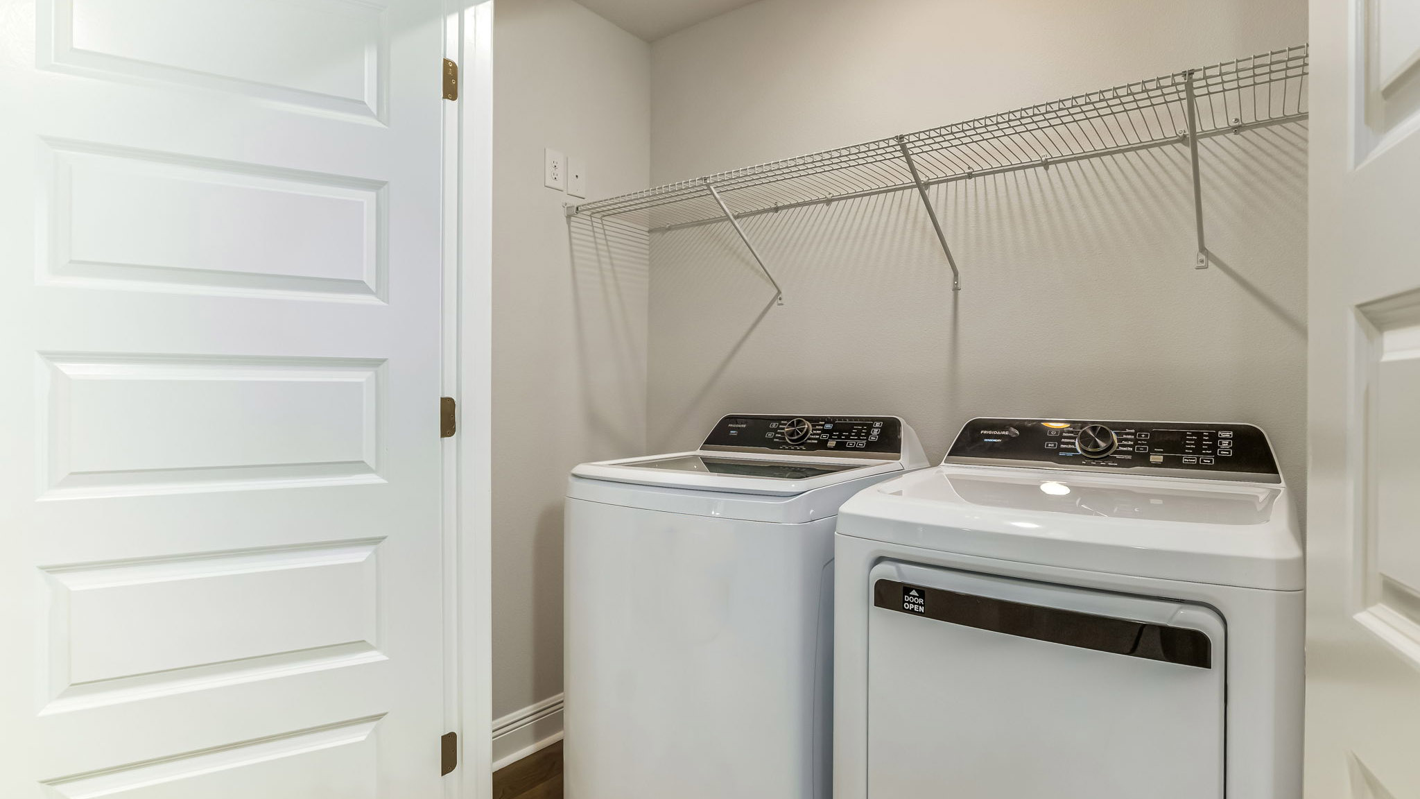 The Sabal floorplan laundry room located upstairs