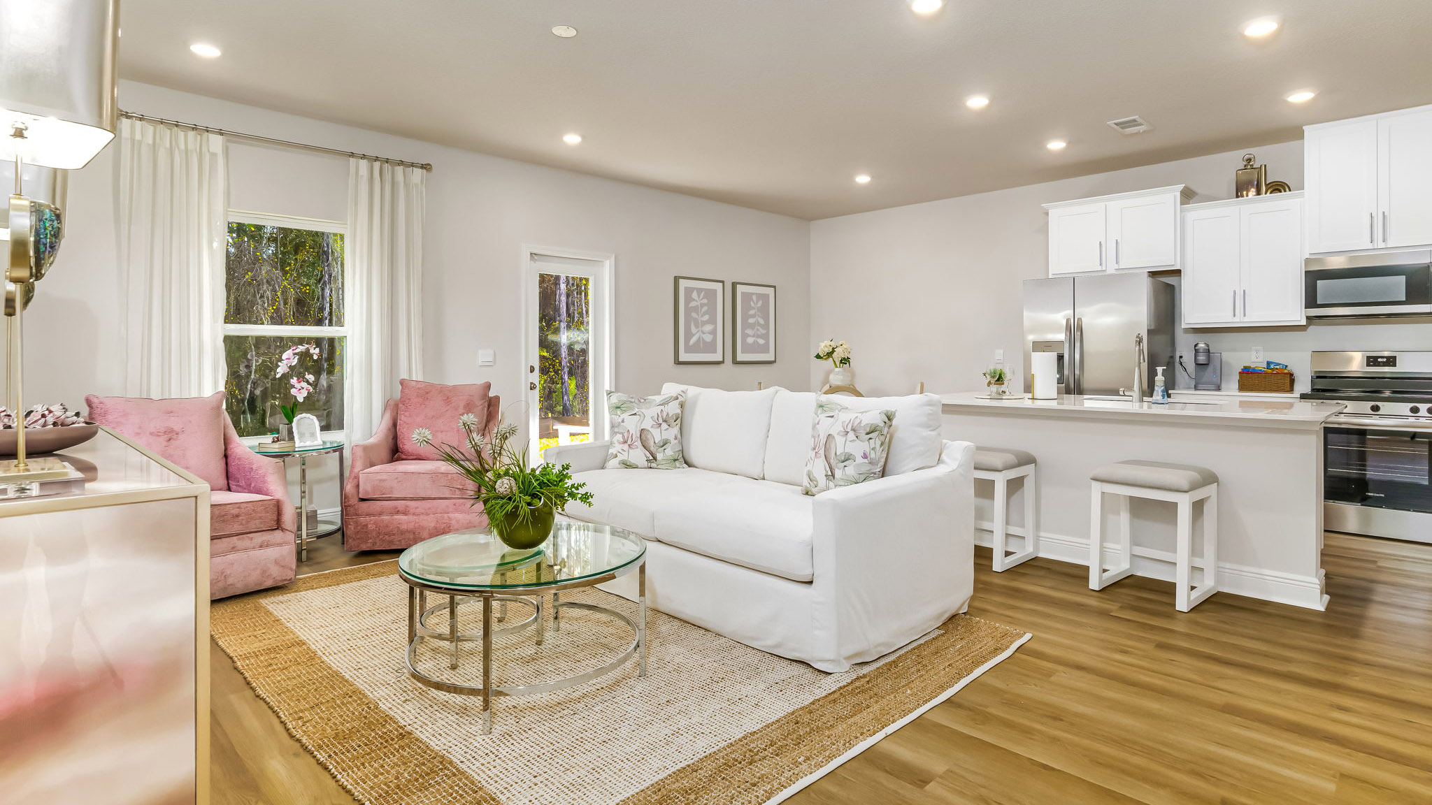 The Sabal floorplan kithcen with Quartz countertops