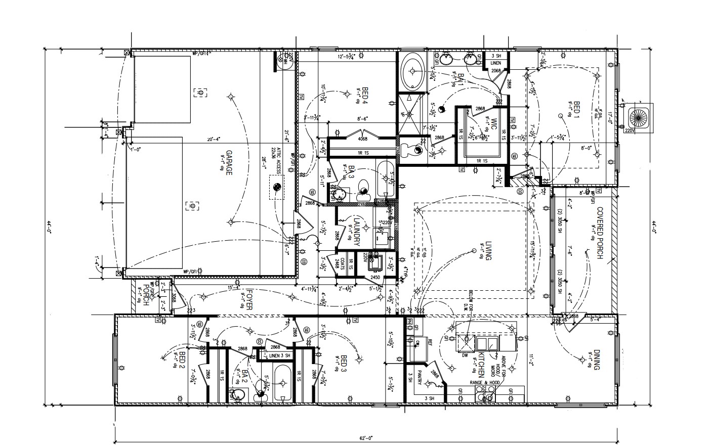 The Madison A Floorplan
