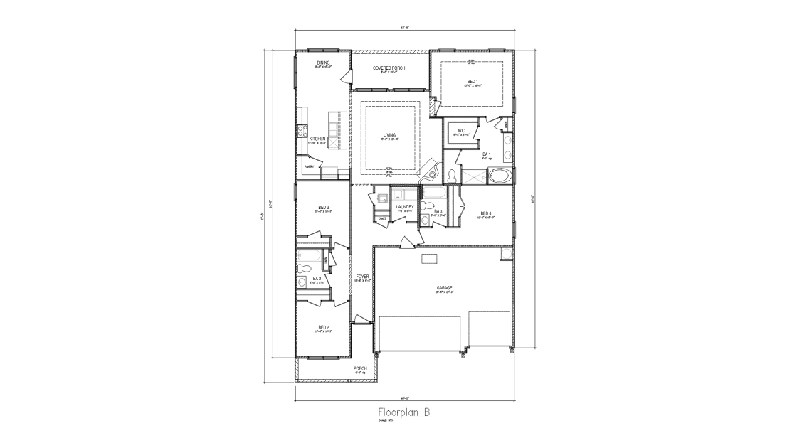 The Madsion B Floorplan