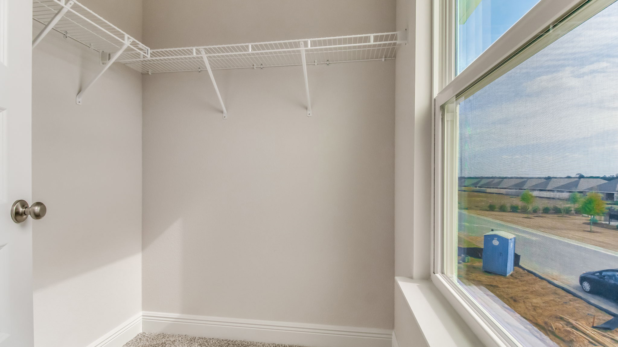 The Belfort floorplan guest bedroom one closet