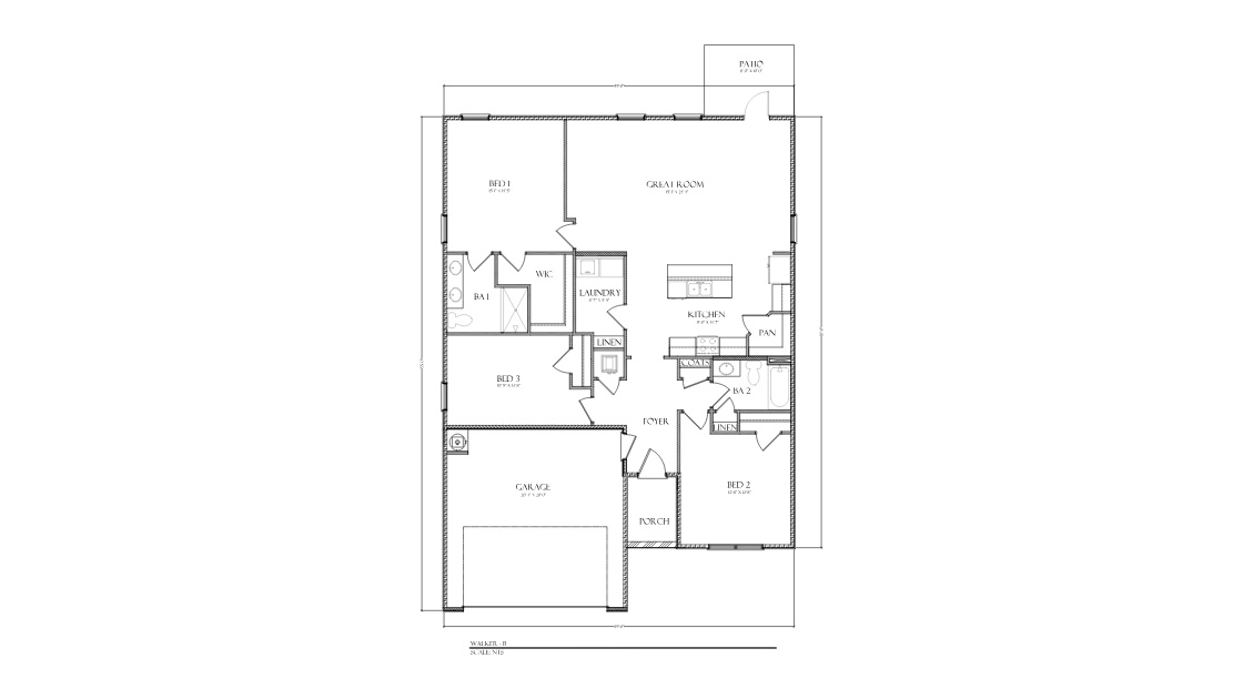 The Walker B Floorplan
