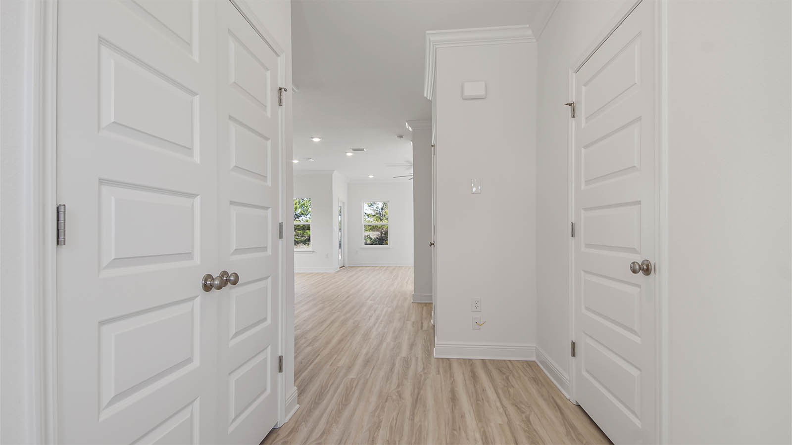 Front foyer with EVP flooring.