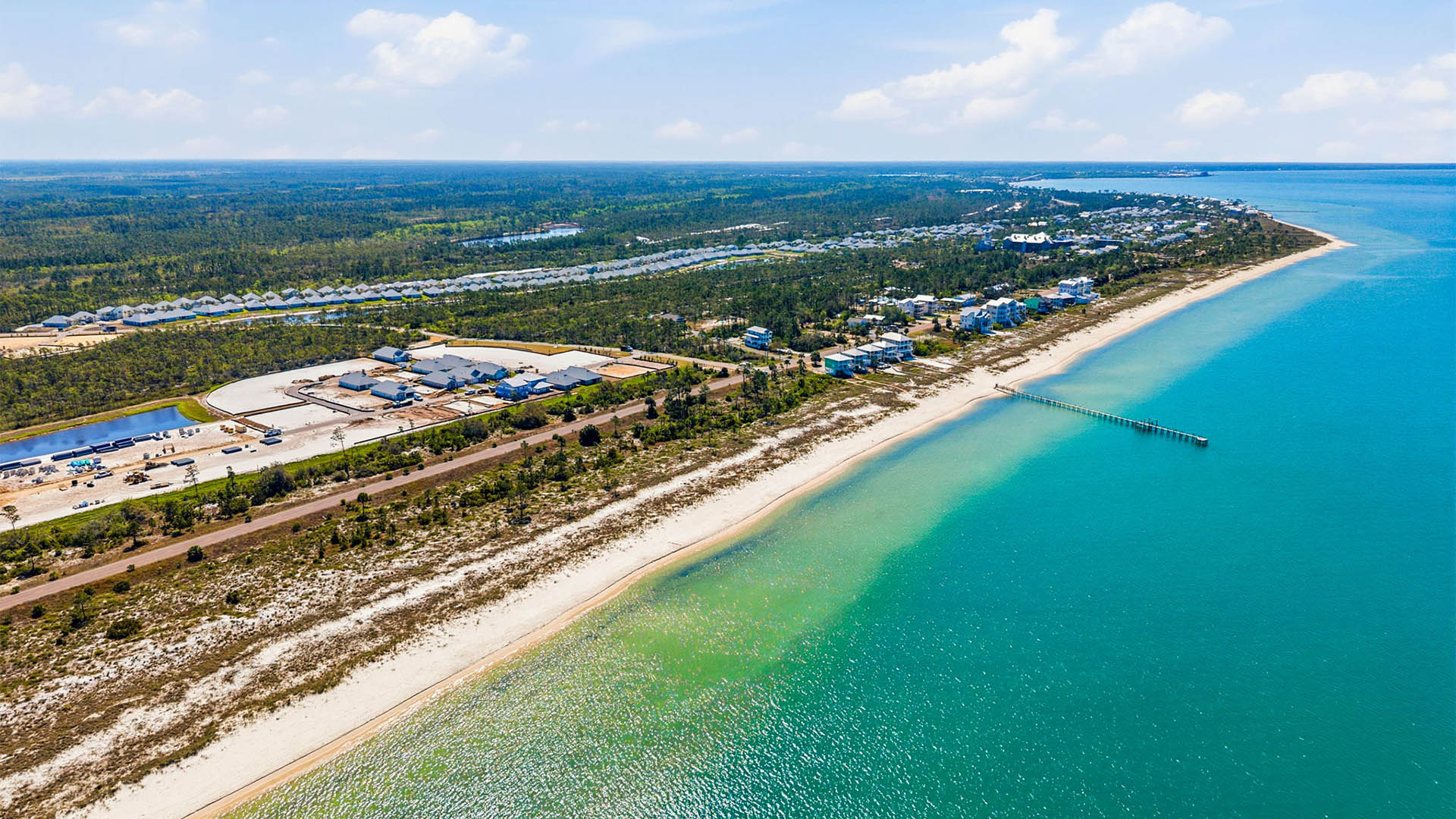 Aerial view.