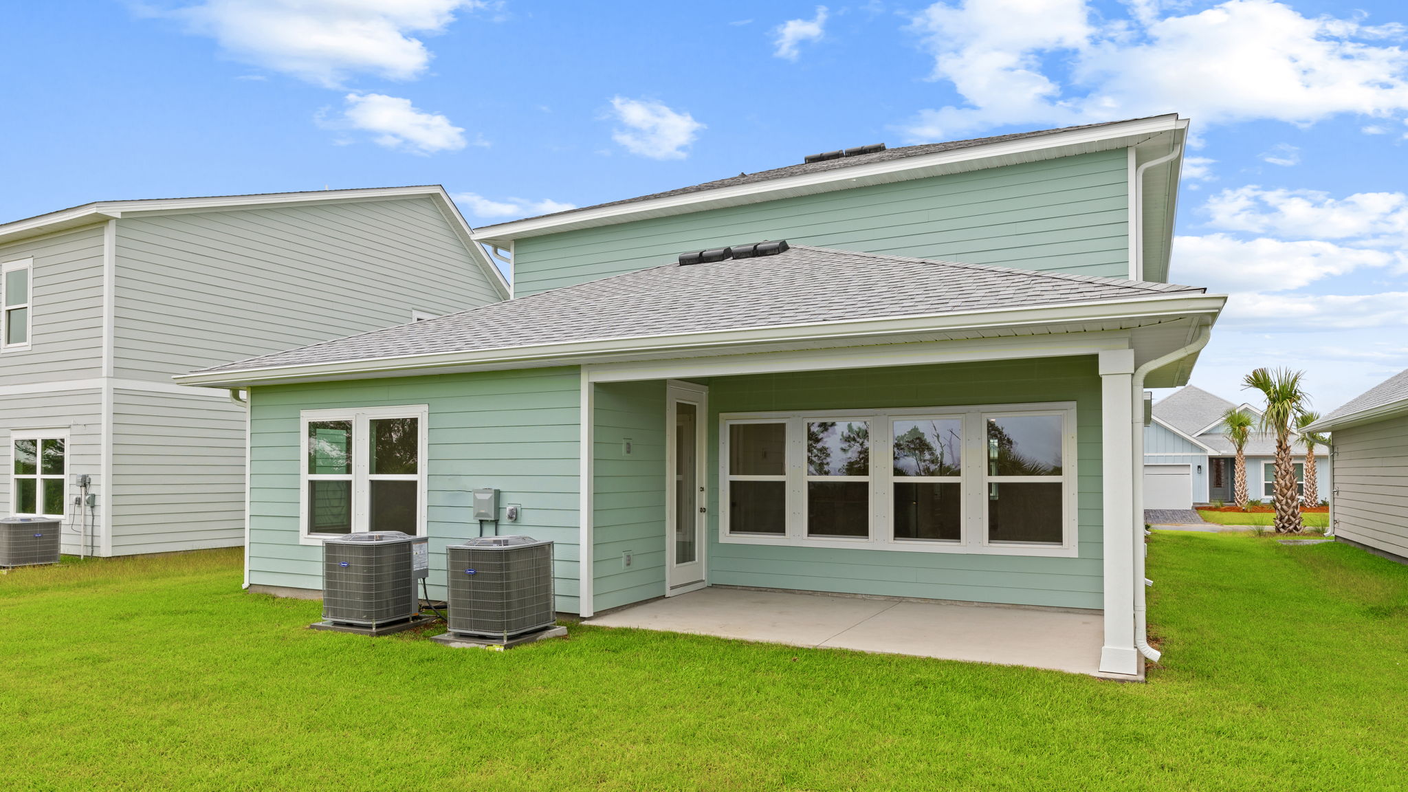 Brayden plan at WindMark Beach with covered rear patio.