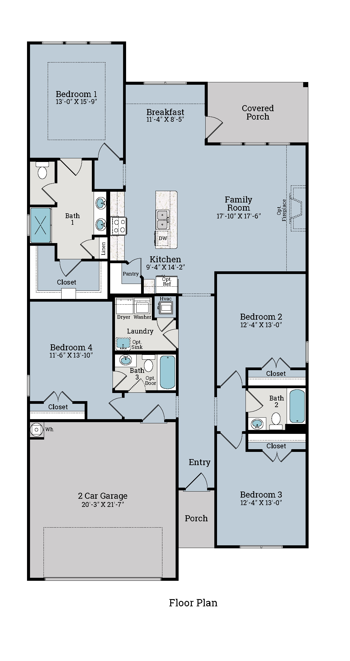 Lily floor plan.