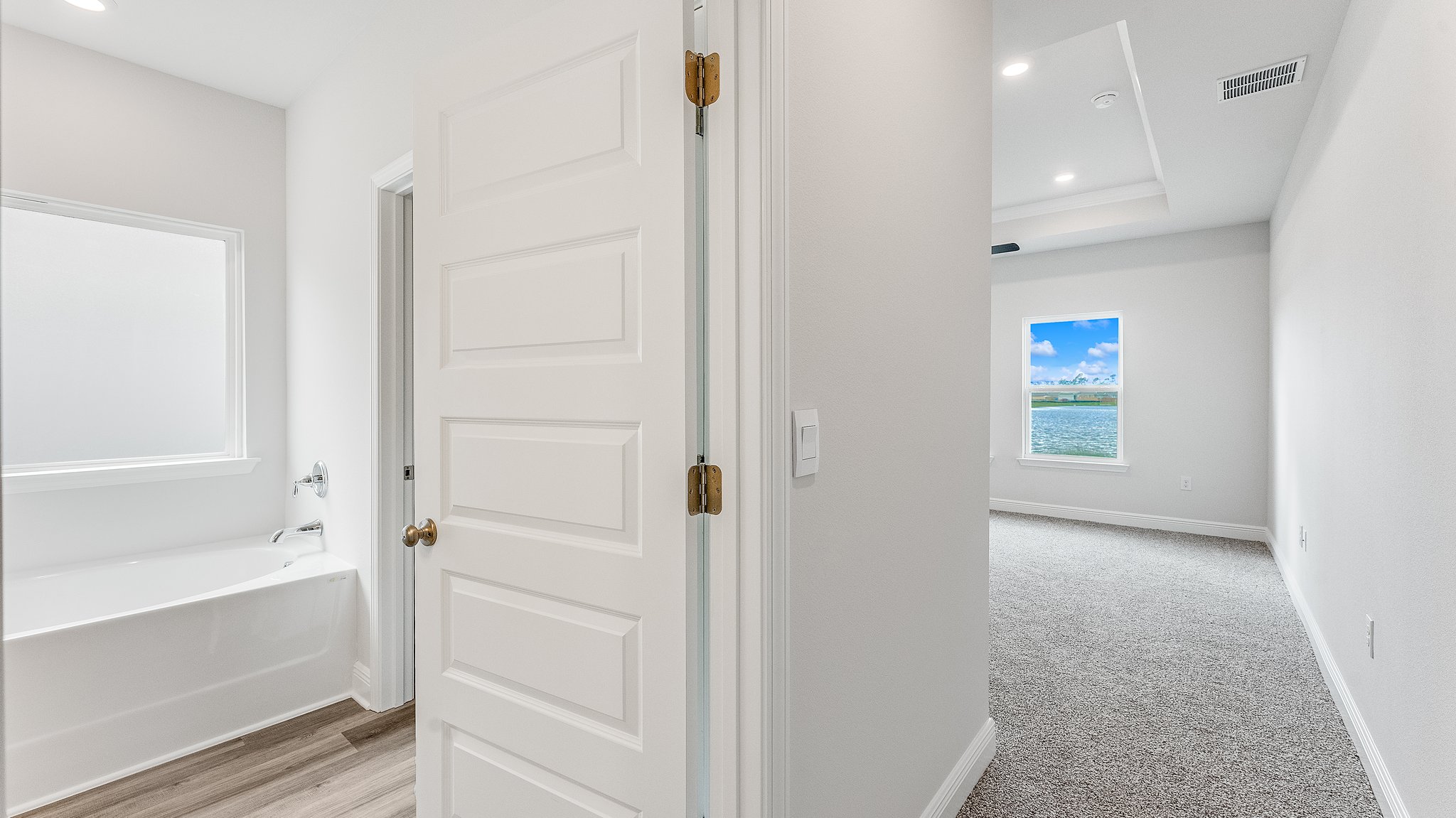 Primary bedroom entrance hallway.