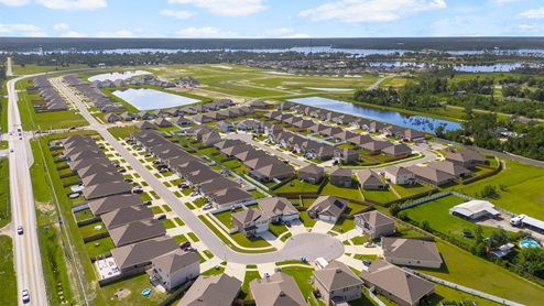 Hodges Bayou Plantation aerial photo.