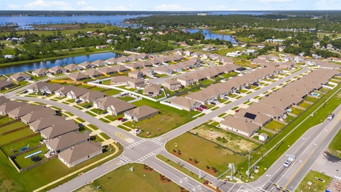 Hodges Bayou Plantation aerial photo.
