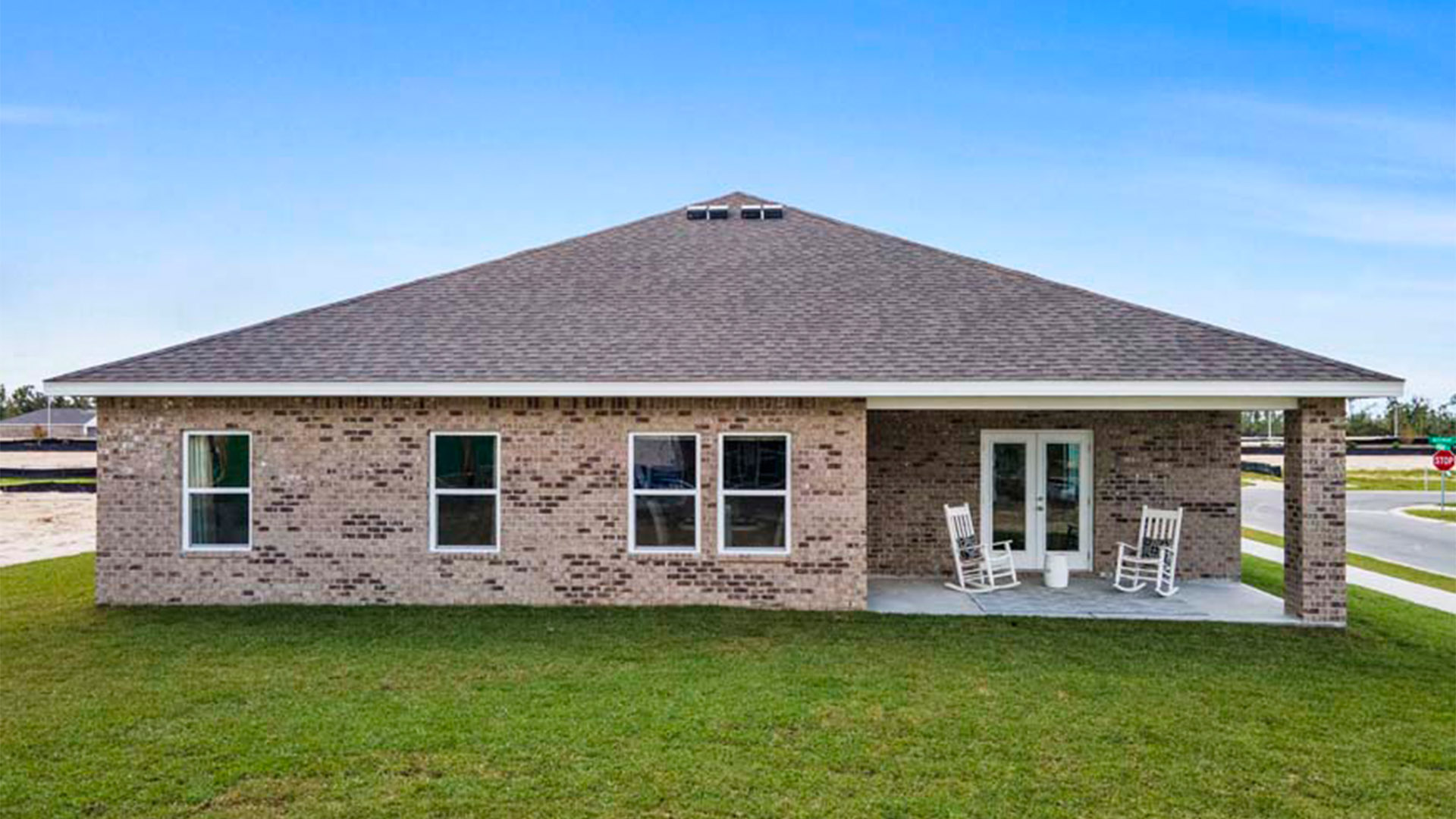 Camden floor plan at Liberty with covered rear patio.