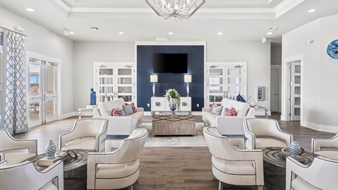 Main area at amenity center.