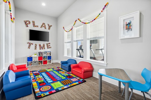Amenity Center at Liberty children's room.