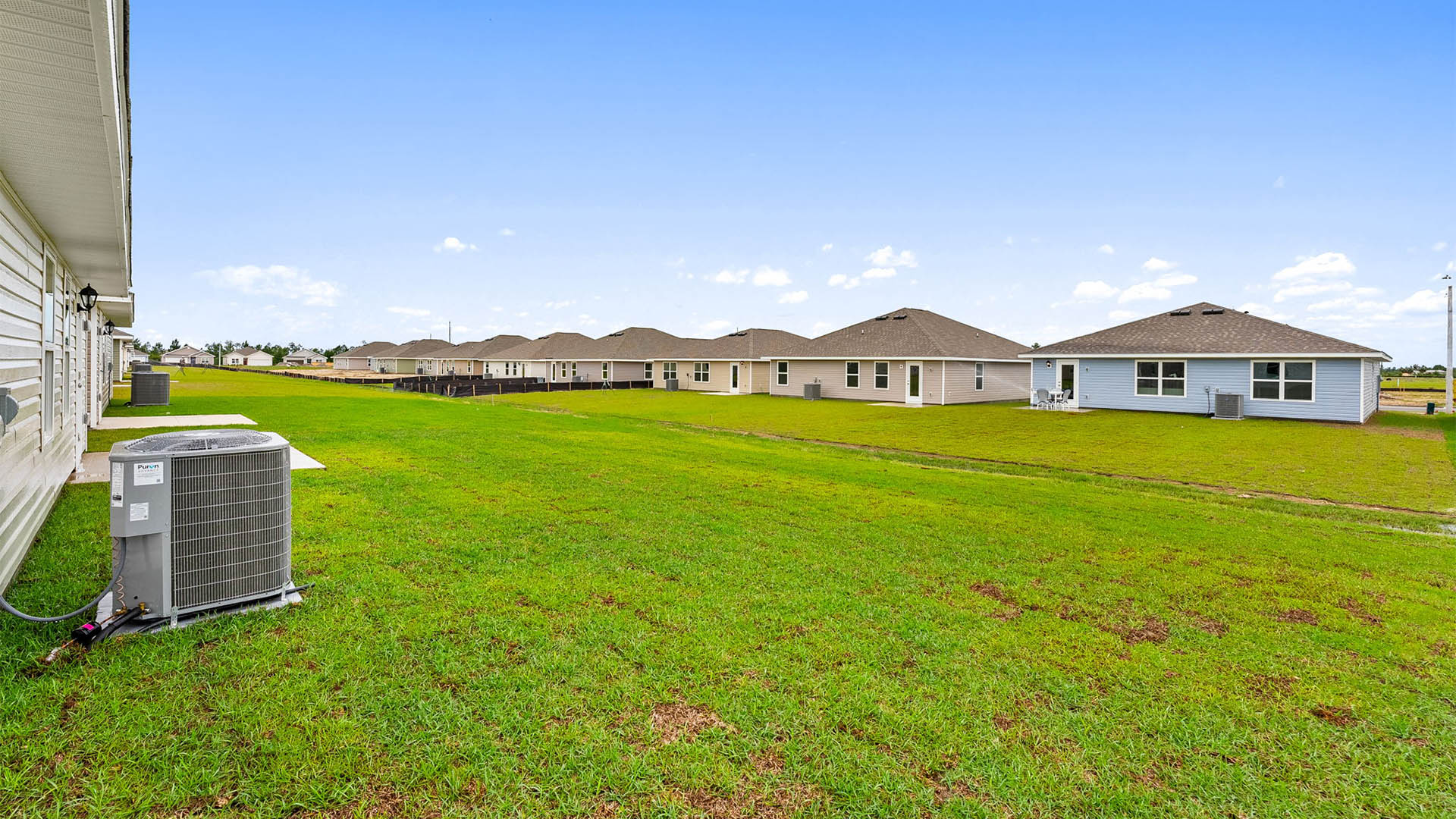 Lismore floor plan rear of home with back patio.