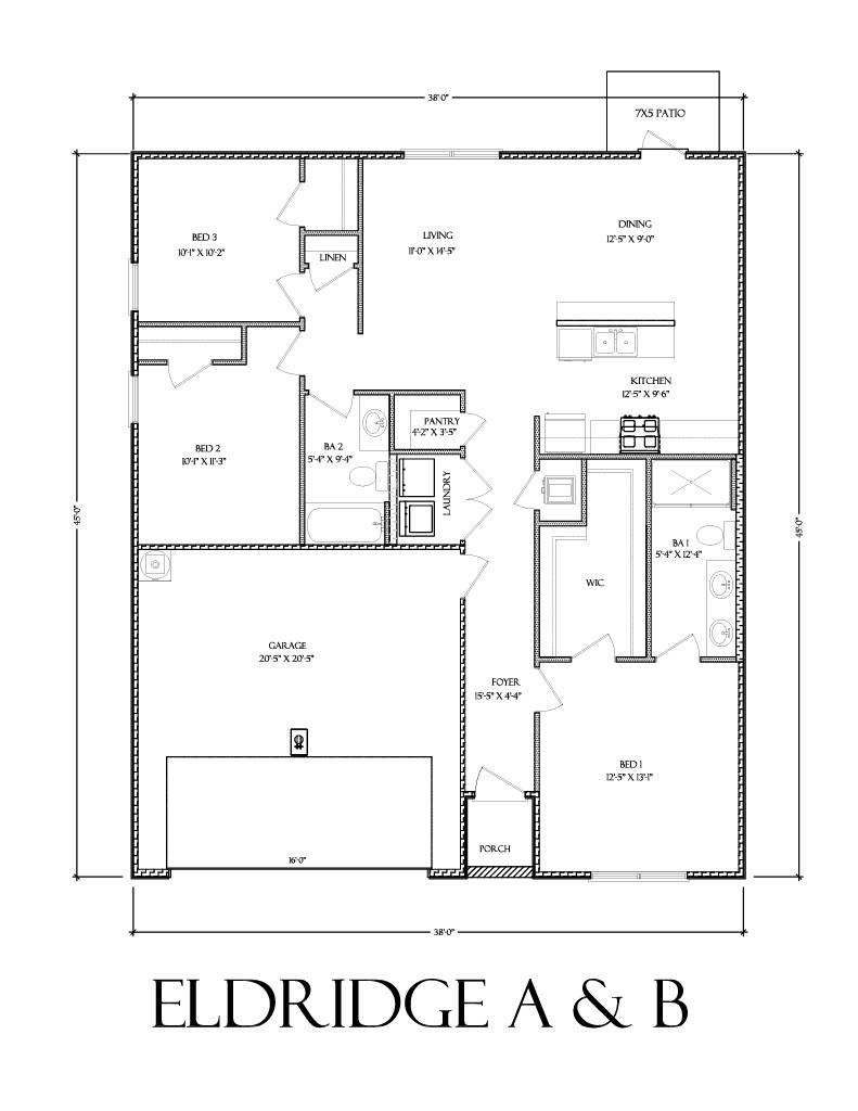 Eldridge floor plan