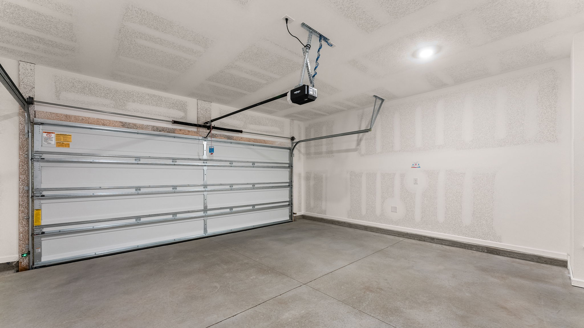 Two car garage.