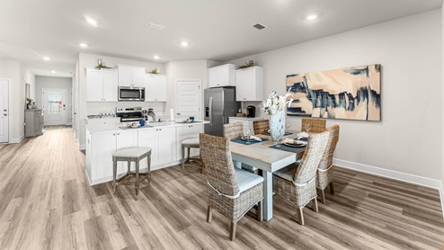 Rhett model home kitchen.