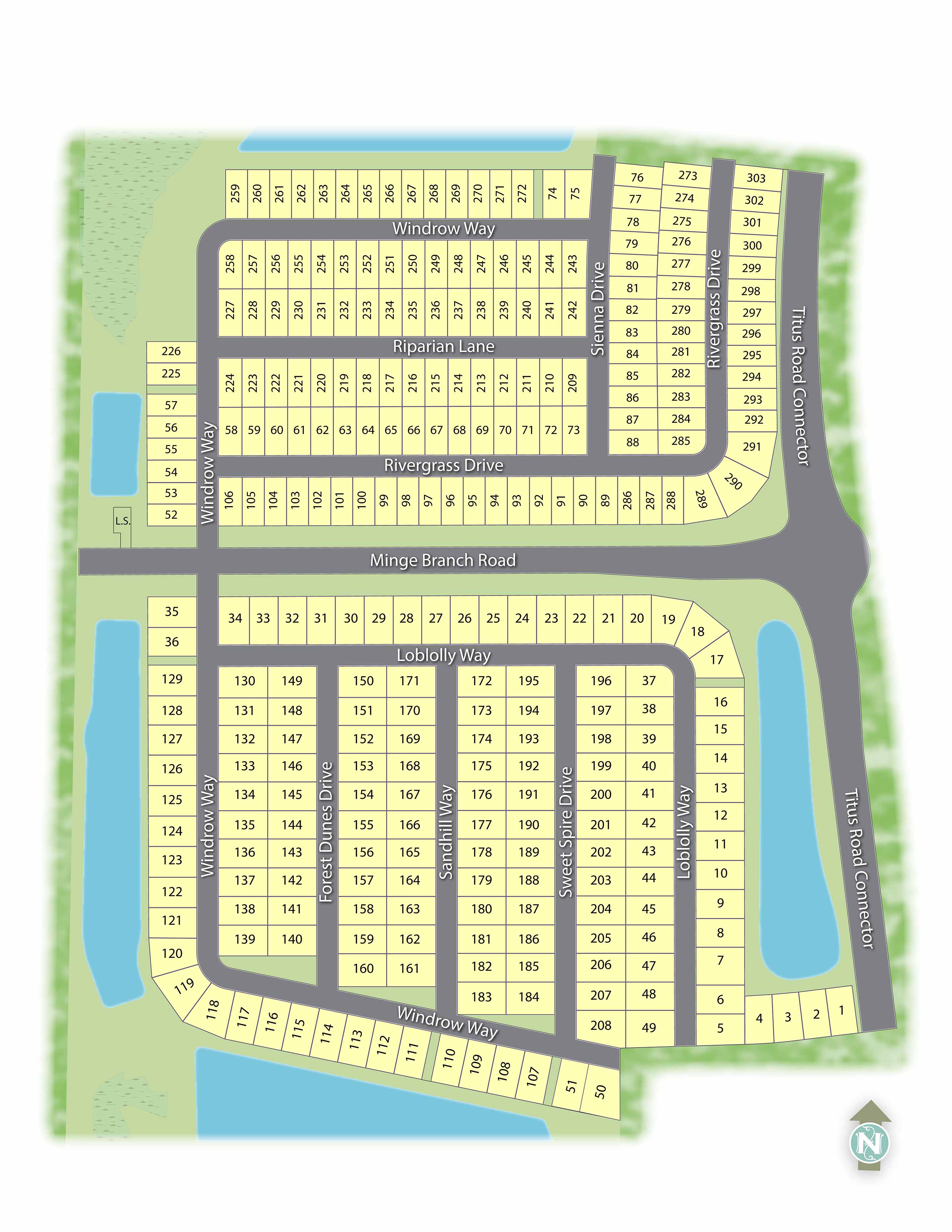 Static Lot Map
