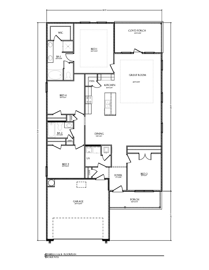 Isabella floor plan