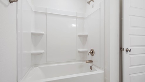 Bathroom shower.