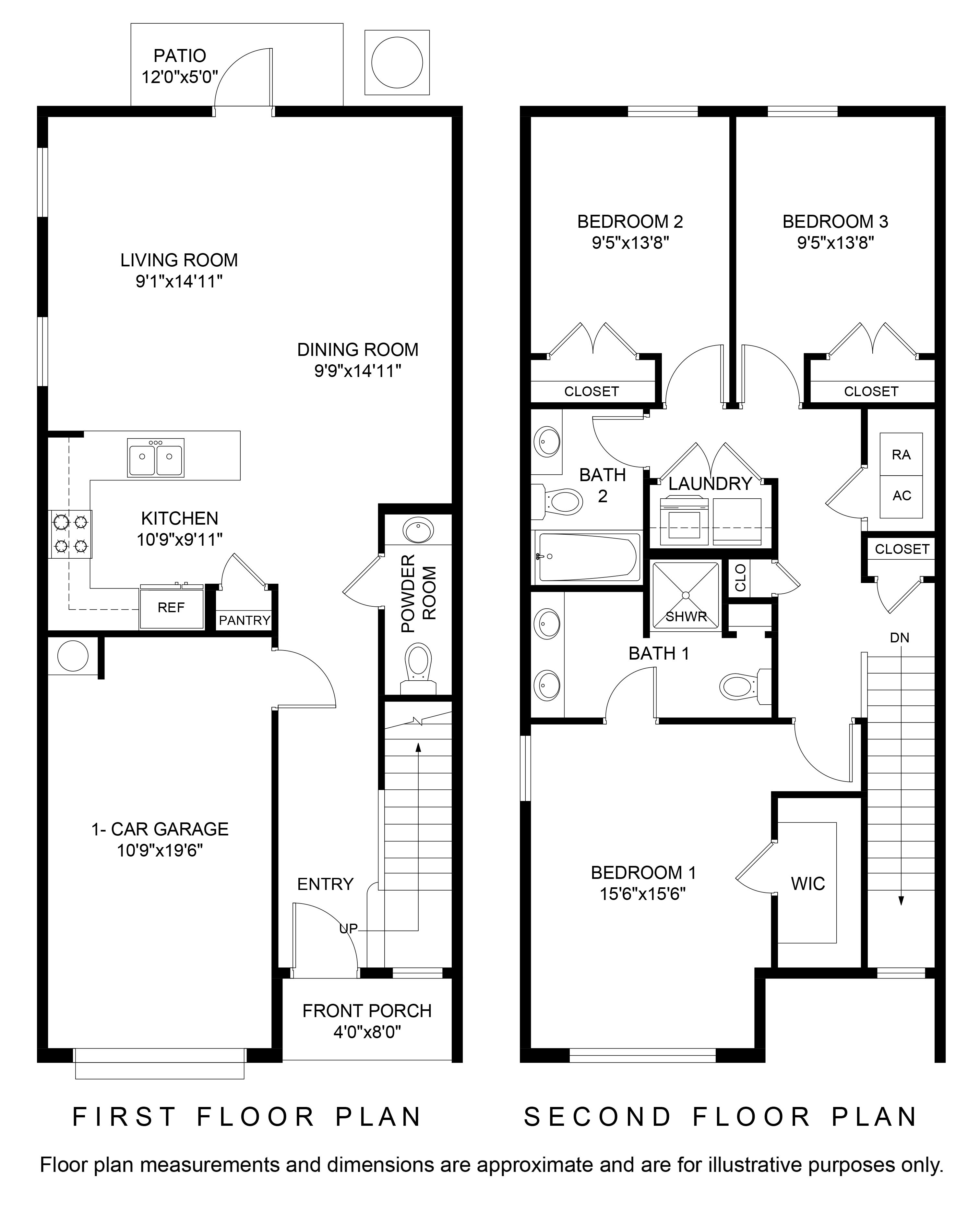 Palm A floor plan.