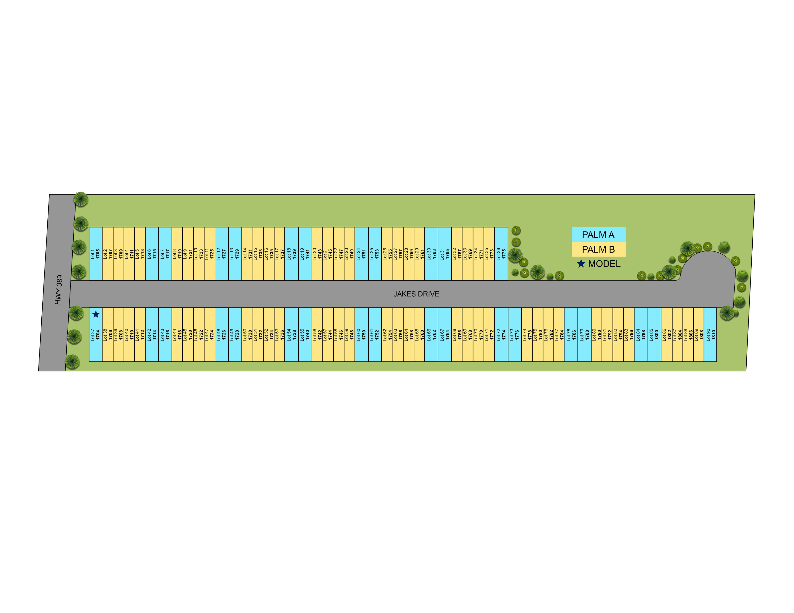 Static Lot Map