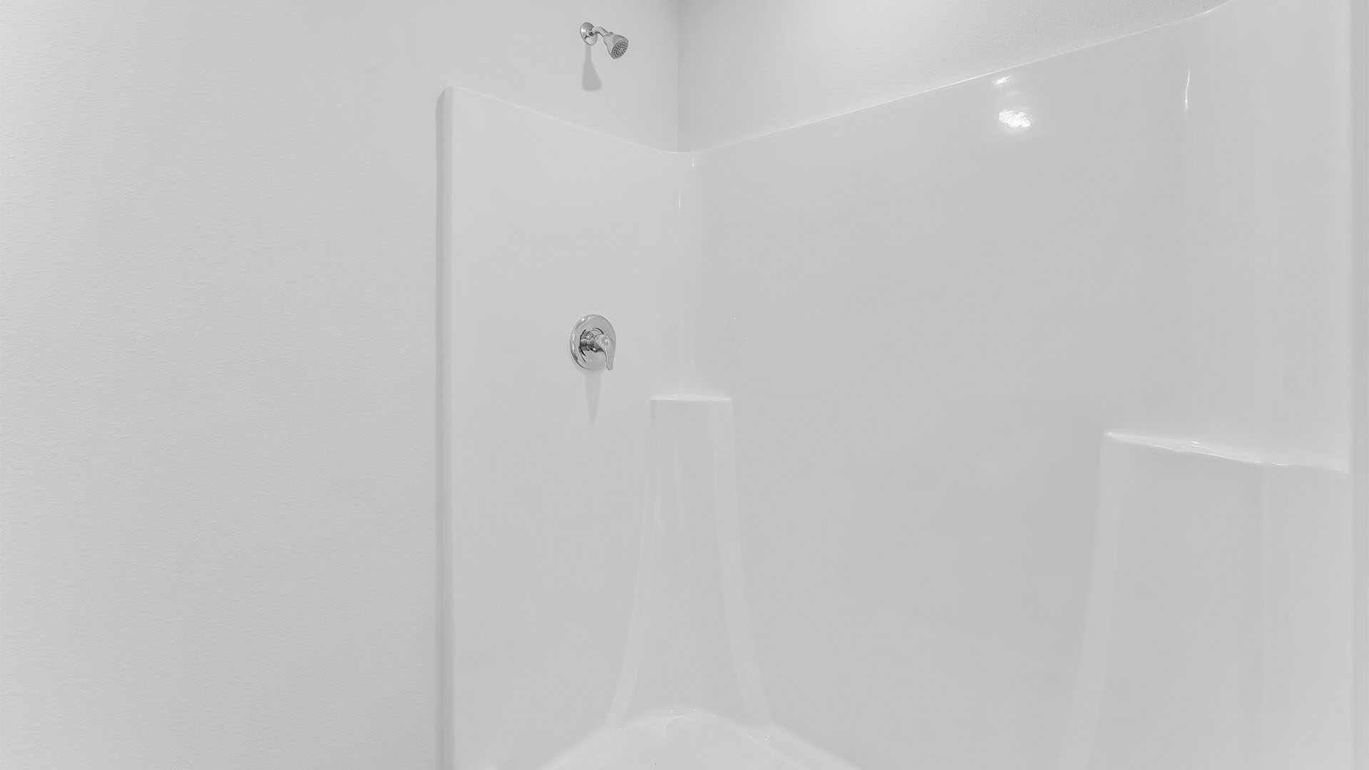 Primary bathroom shower.