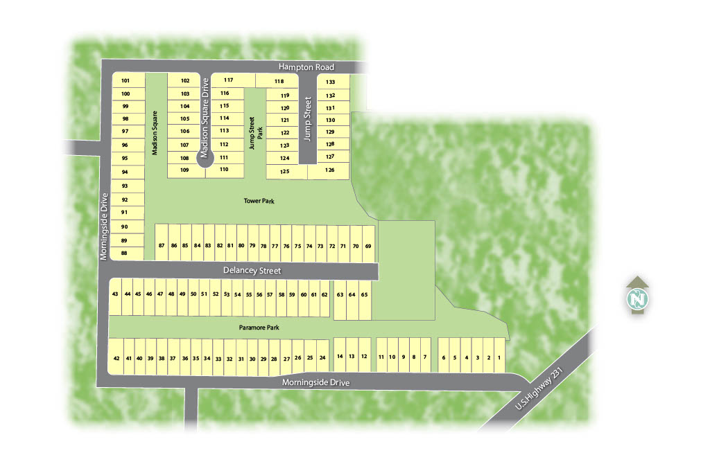 Static Lot Map