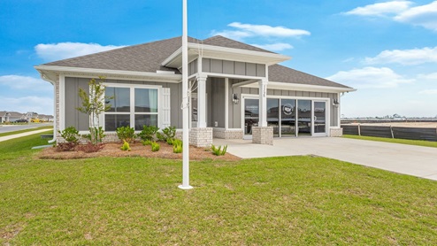 Hodges Bayou Plantation model home.