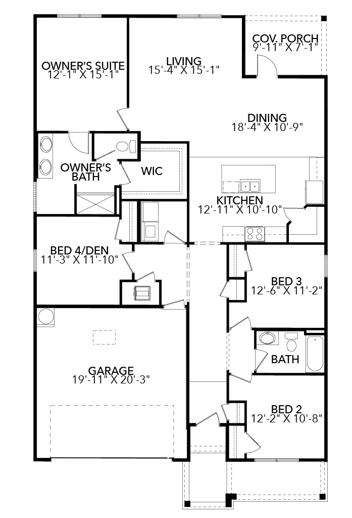 Cali D floor plan