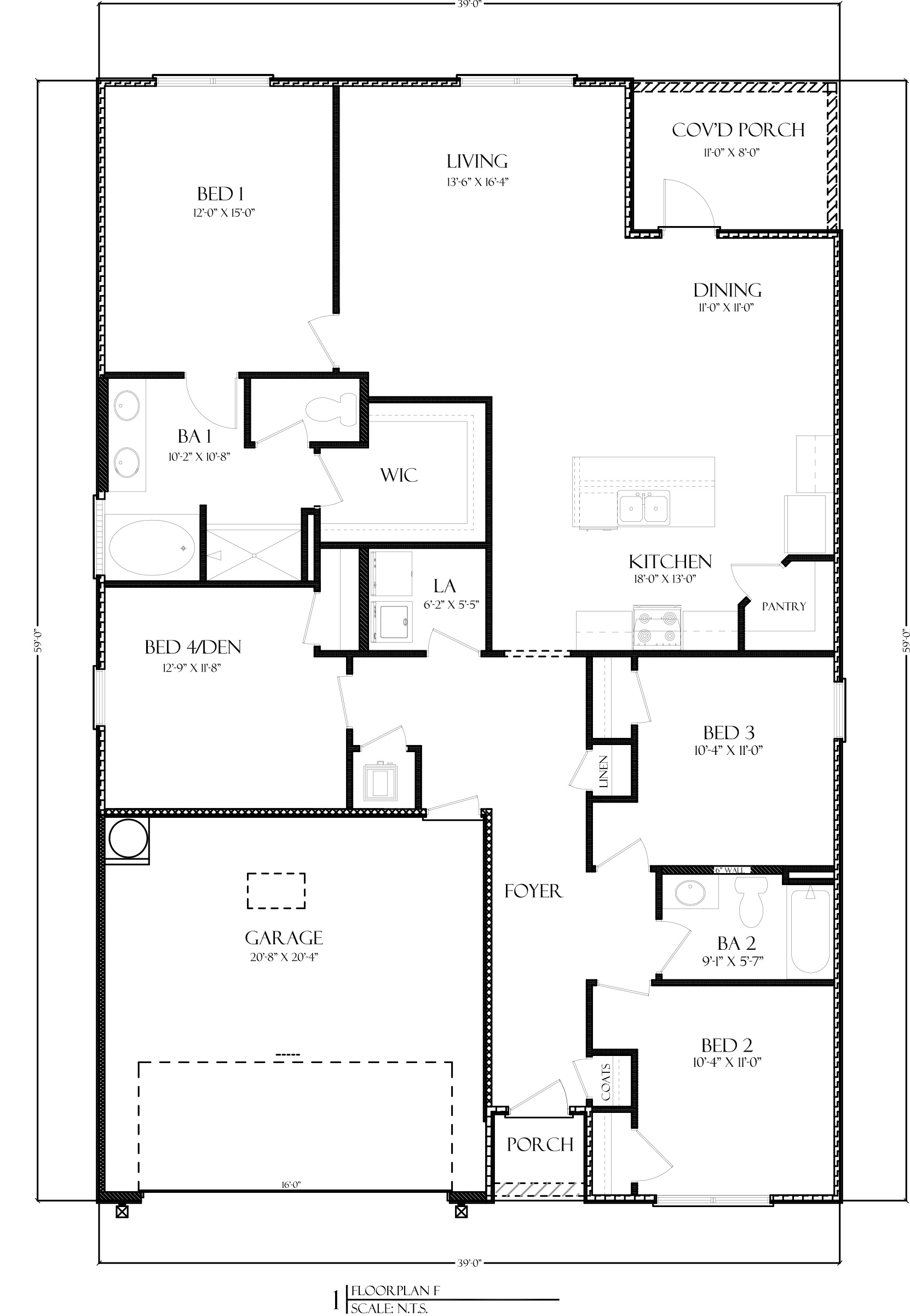 Cali F floor plan.
