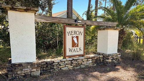 Heron Walk Sign.