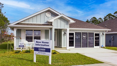 Palmetto Bluff model home.