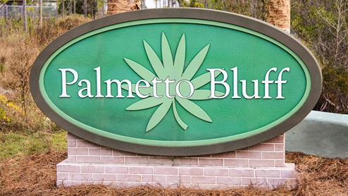 Palmetto Bluff Sign.