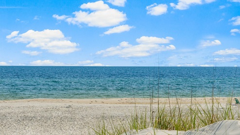 Gulf of Mexico at Mexico Beach, Florida.