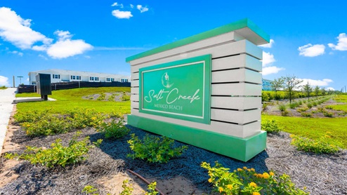 Salt Creek sign.
