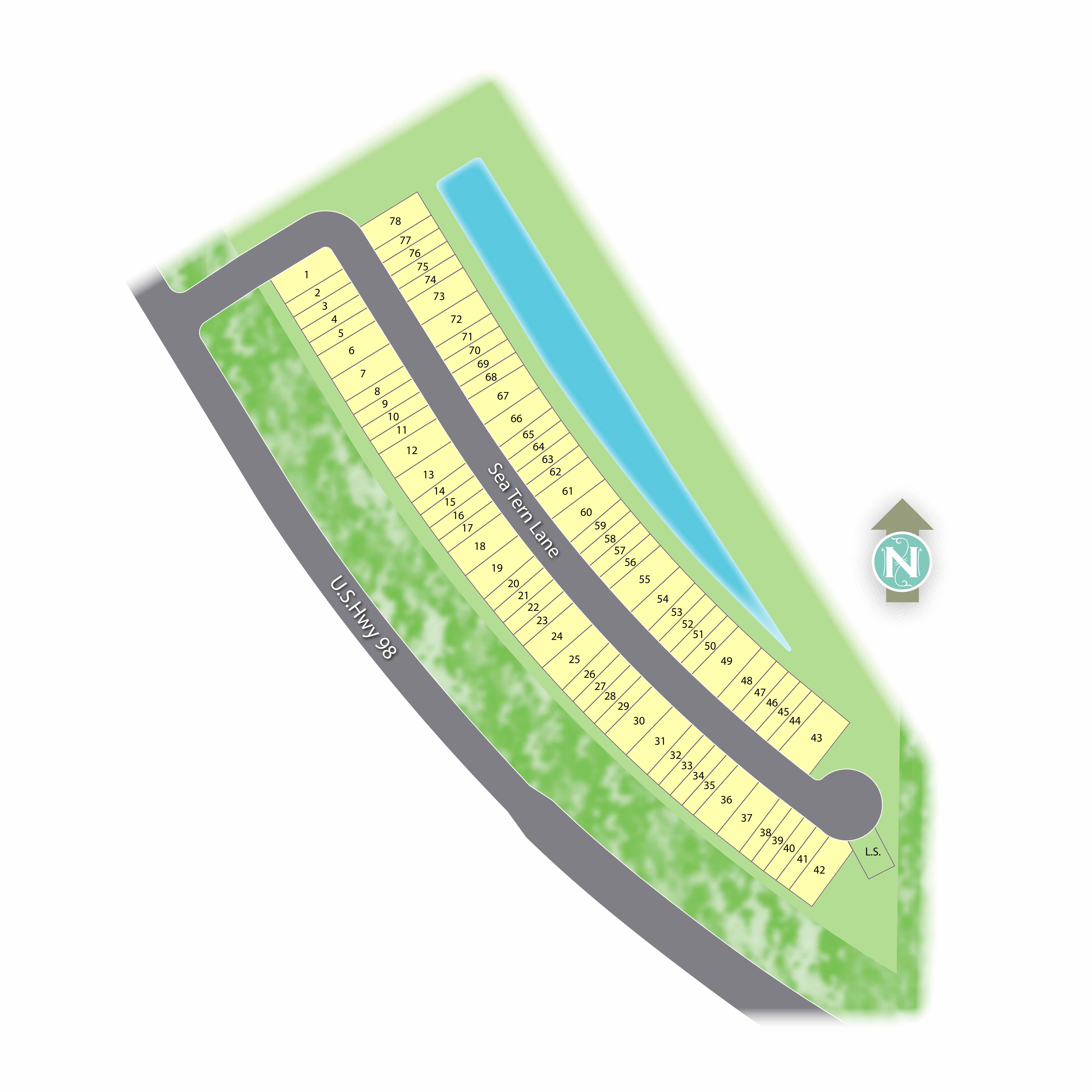 Static Lot Map