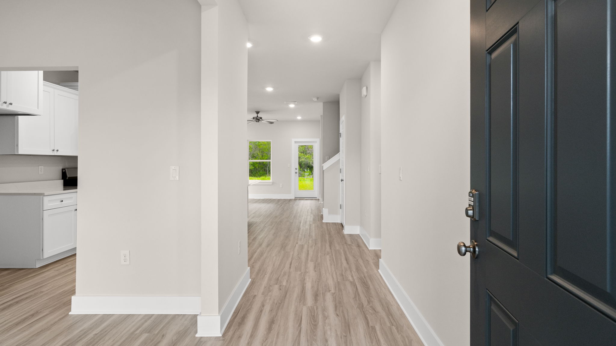Front entryway next to dining room.