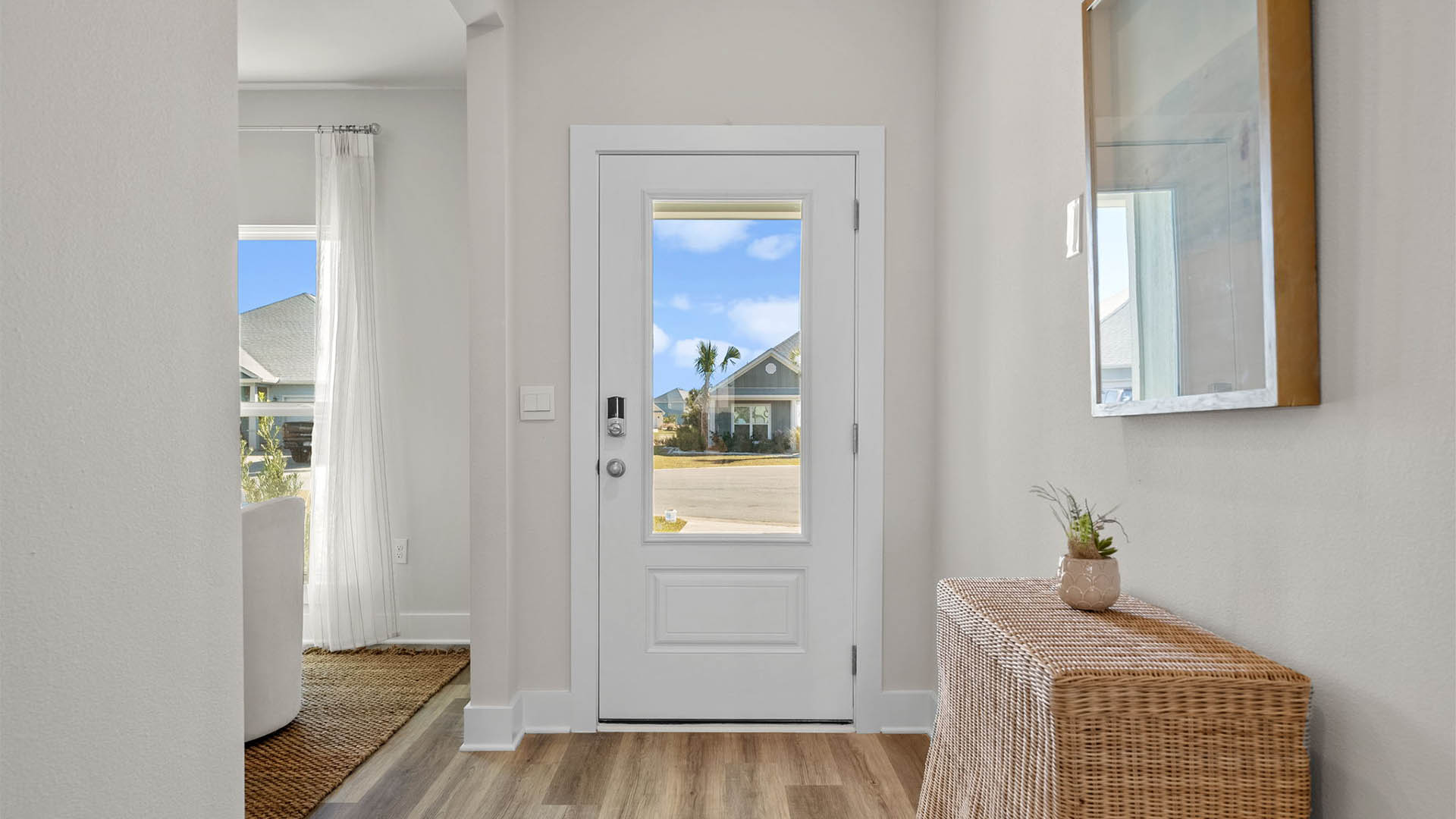 Front entryway next to dining room.