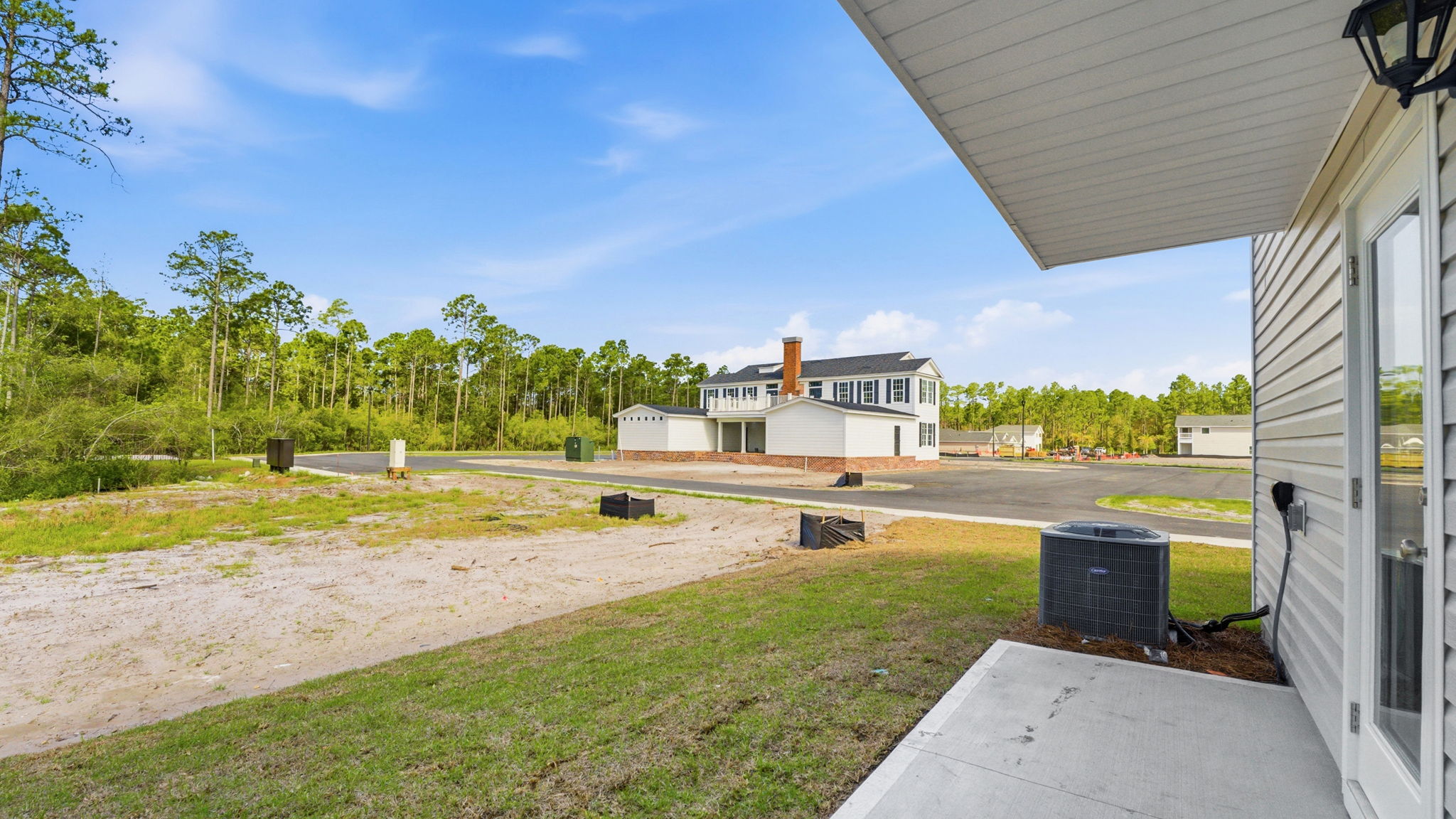Rear view of Sabal Townhomes.