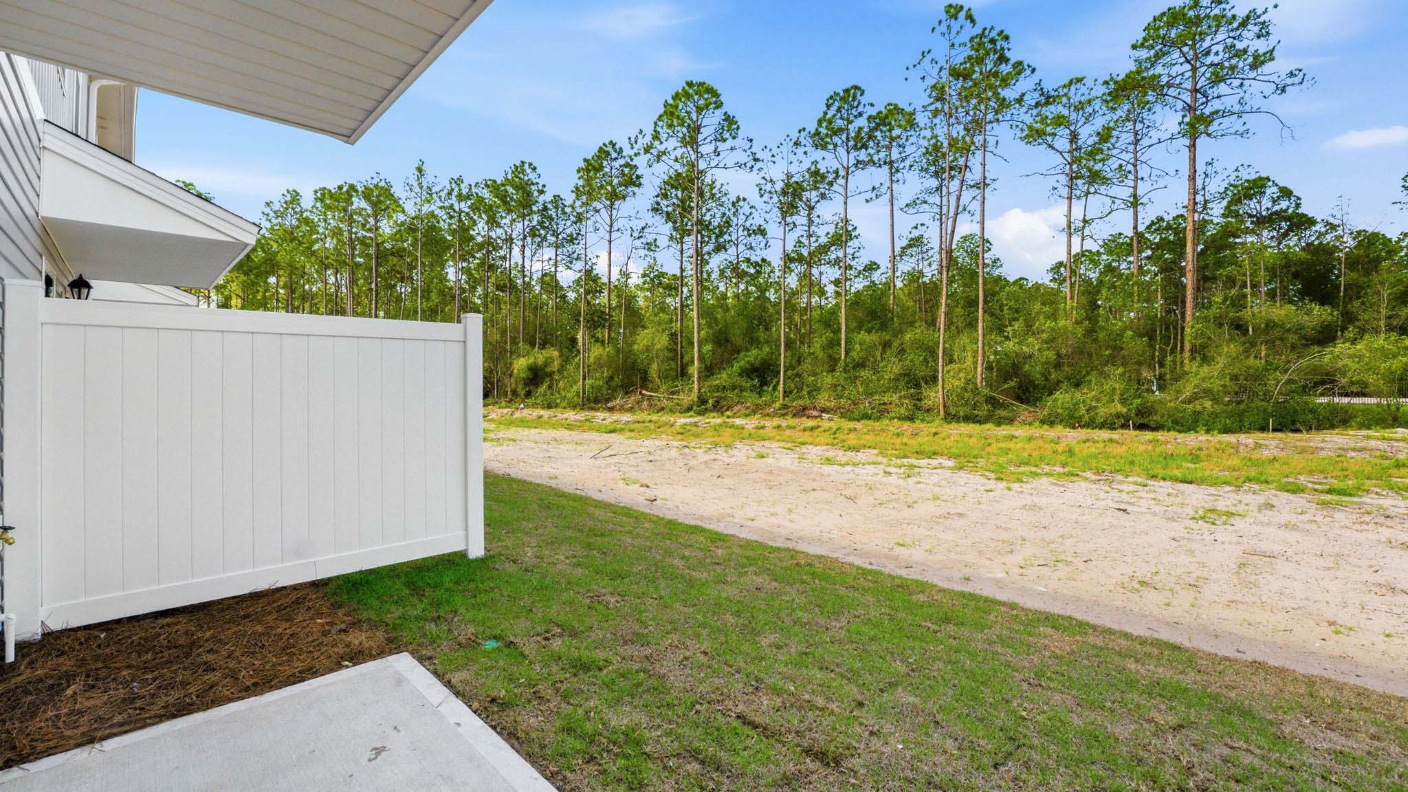 Rear view of Sabal Townhomes.