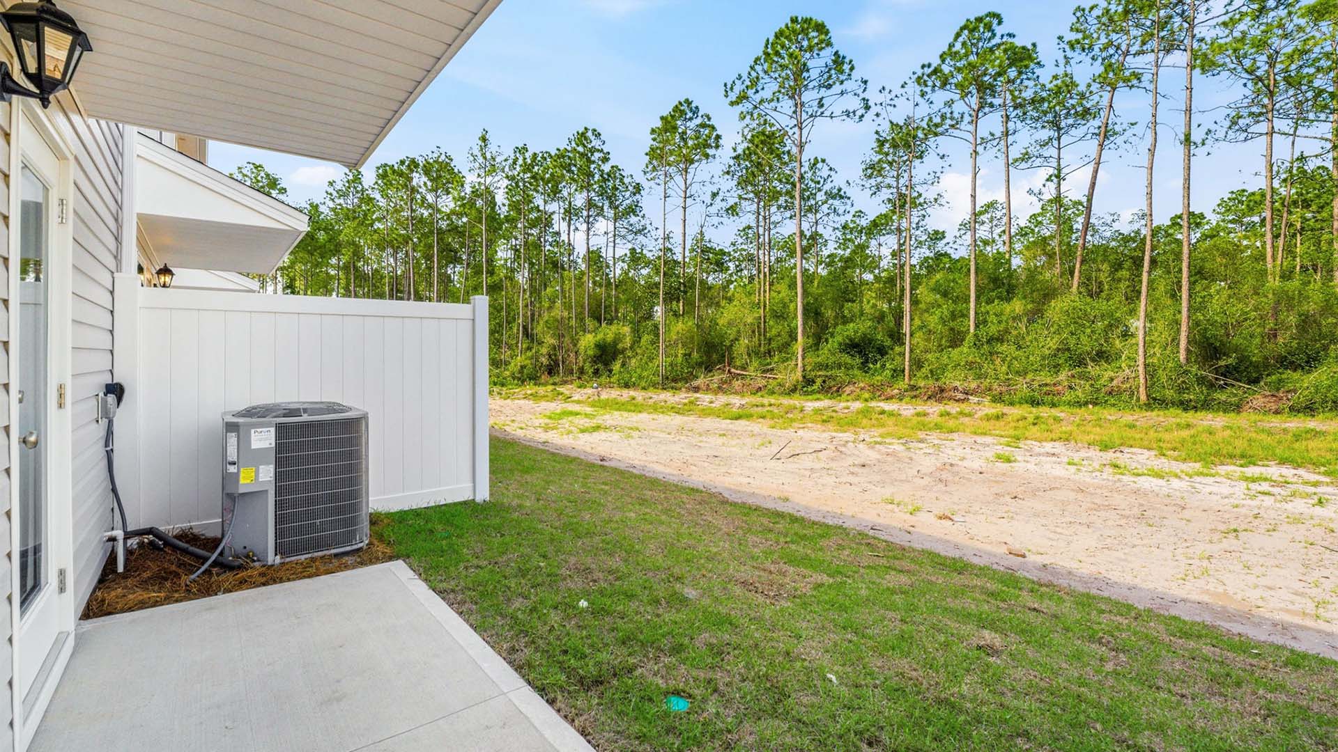 Rear view of Sabal Townhomes.