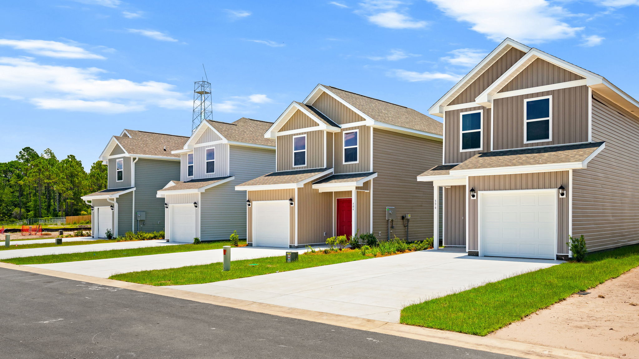 Community photo of homes.