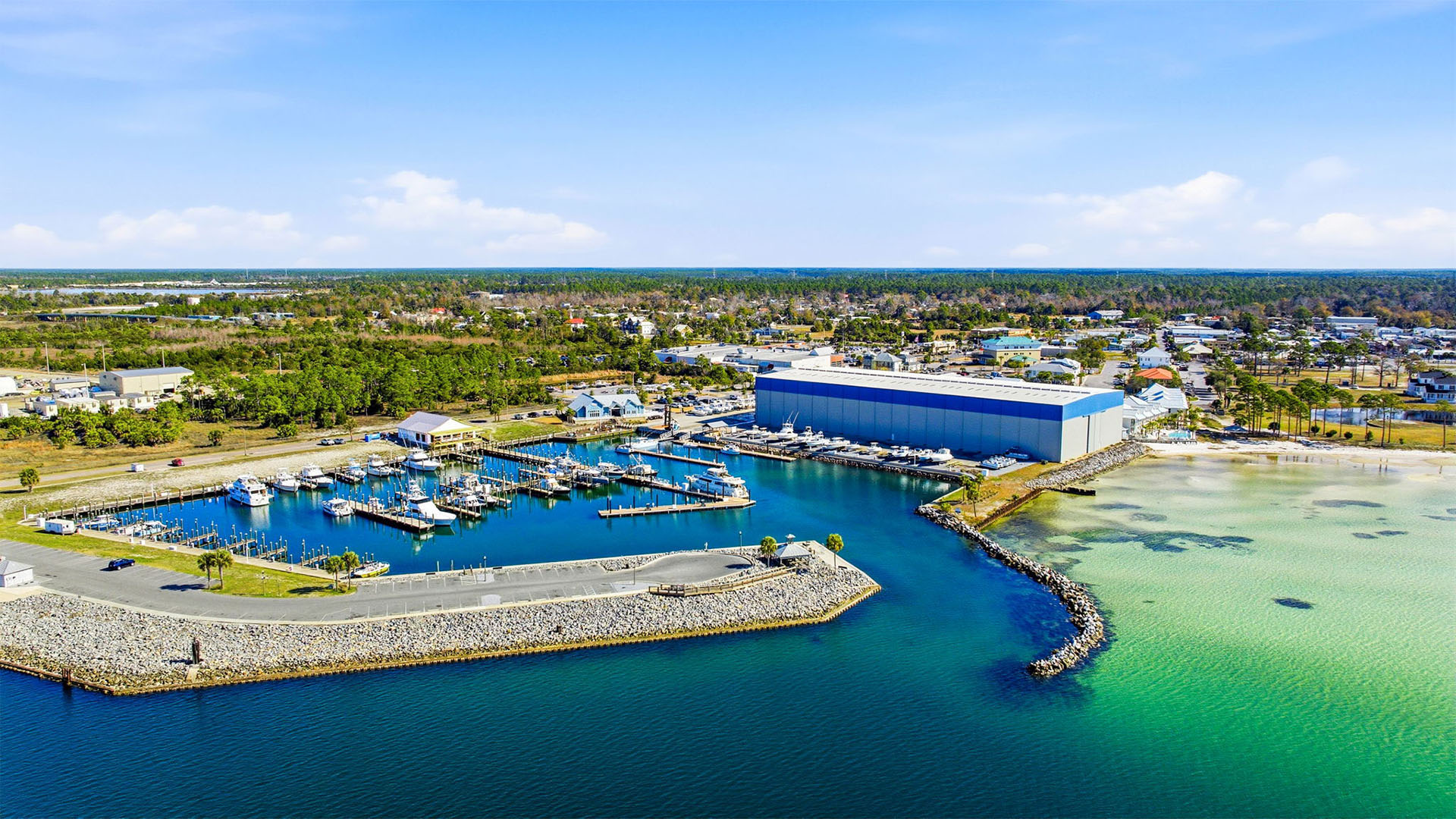 Port Saint Joe Aerial Image.