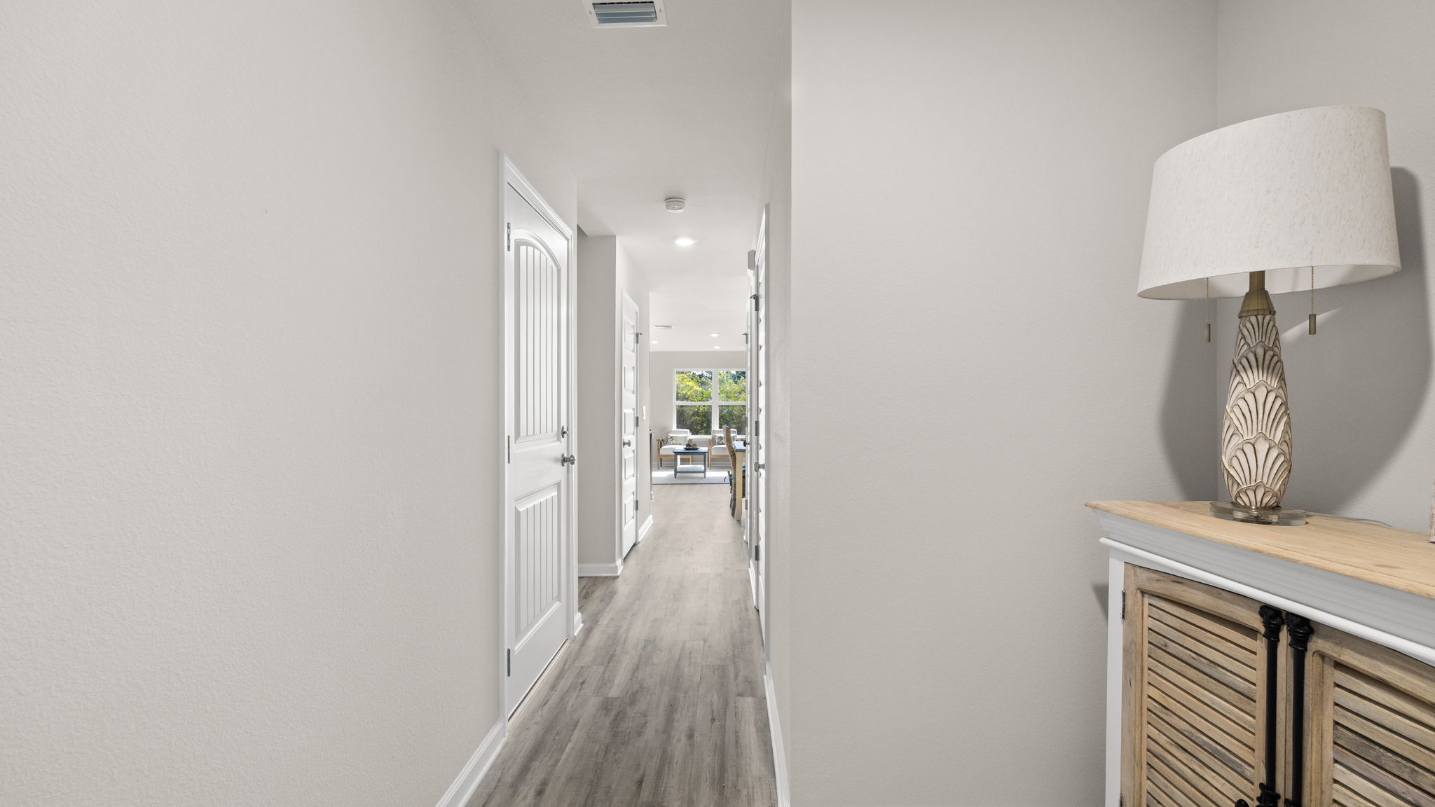 Front entrance hallway with EVP flooring.