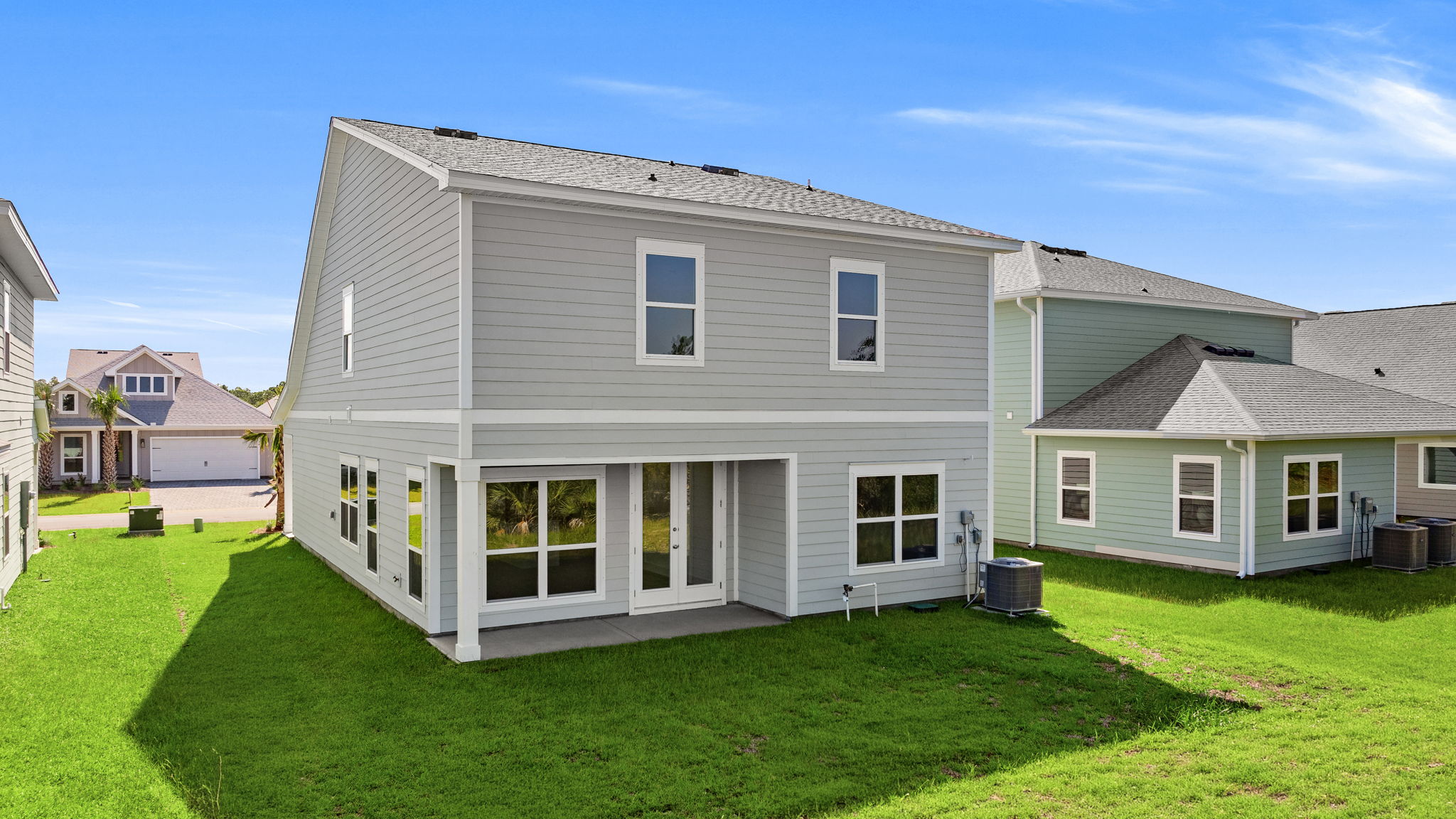 Islamorada plan with covered rear patio.