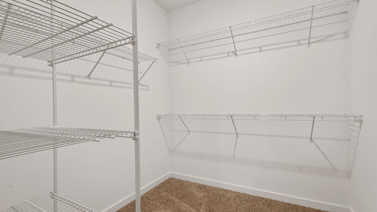 Primary walk-in closet.