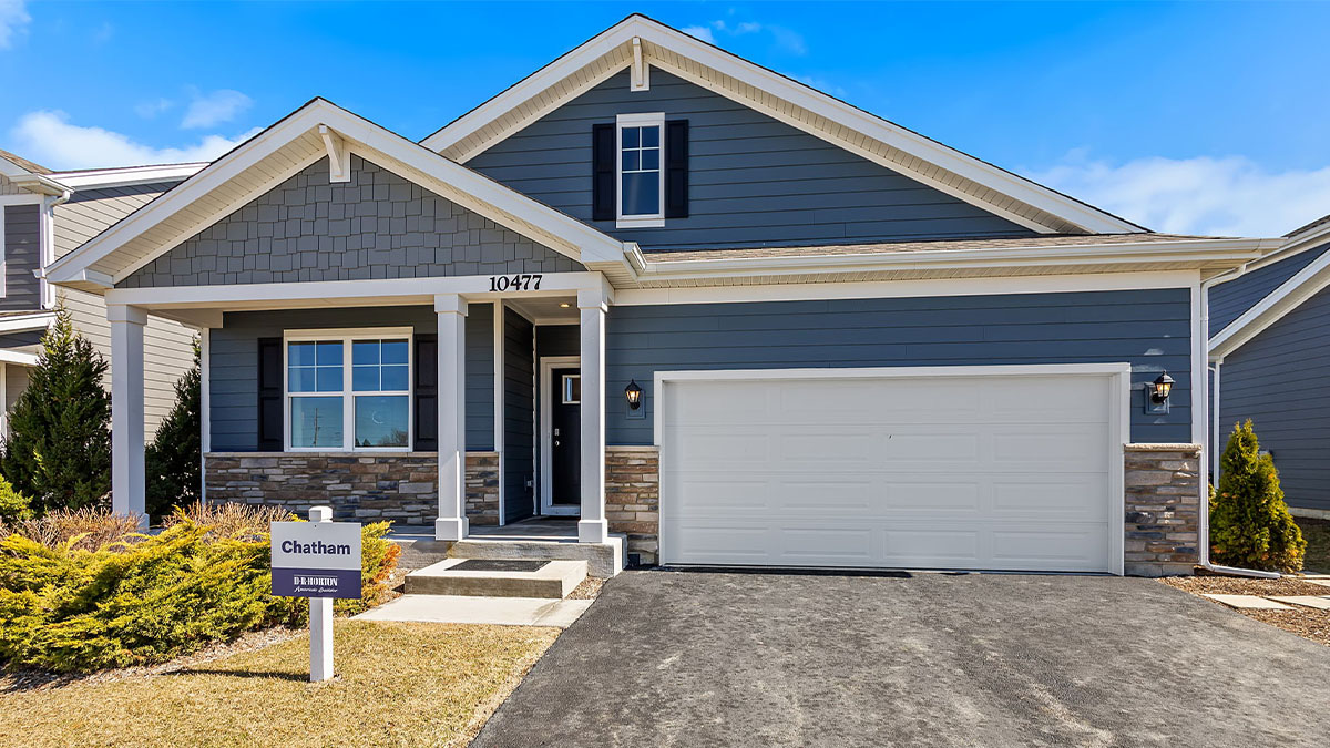 Exterior of one-story home.