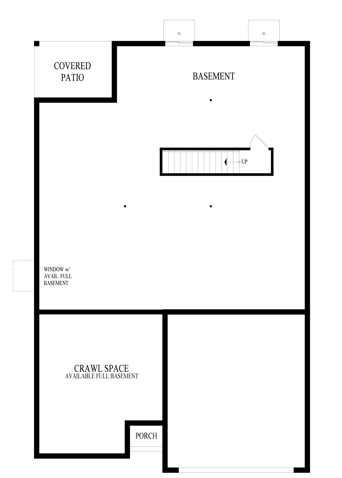 Floorplan first floor.